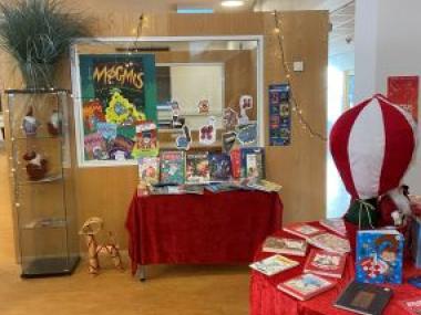 Jul på PLC - skolebiblioteket